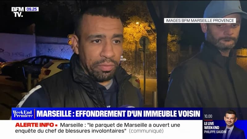 Effondrement à Marseille: sous le choc, les riverains témoignent d'une violente 