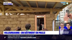 Rhône: à Villeurbanne, un bâtiment public en paille
