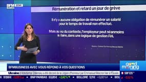 BFM Business avec vous : Rémunération et retard un jour de grève - 09/02