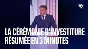  La cérémonie d'investiture d'Emmanuel Macron résumée en trois minutes