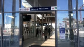 La gare de Nanterre-Université.