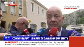Voitures de police incendiées à Cavaillon: "On gêne beaucoup de monde dans nos quartiers (...) On ne laissera pas tomber", assure le maire Gérard Daudet