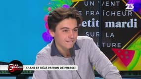 La GG du jour : 17 ans et déjà patron de presse - 18/09