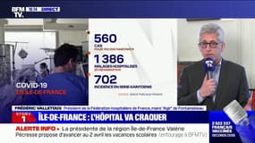 Frédéric Valletoux, maire "Agir" de Fontainebleau, s'adresse au gouvernement: "Il faut garder le doigt sur le bouton rouge du reconfinement"