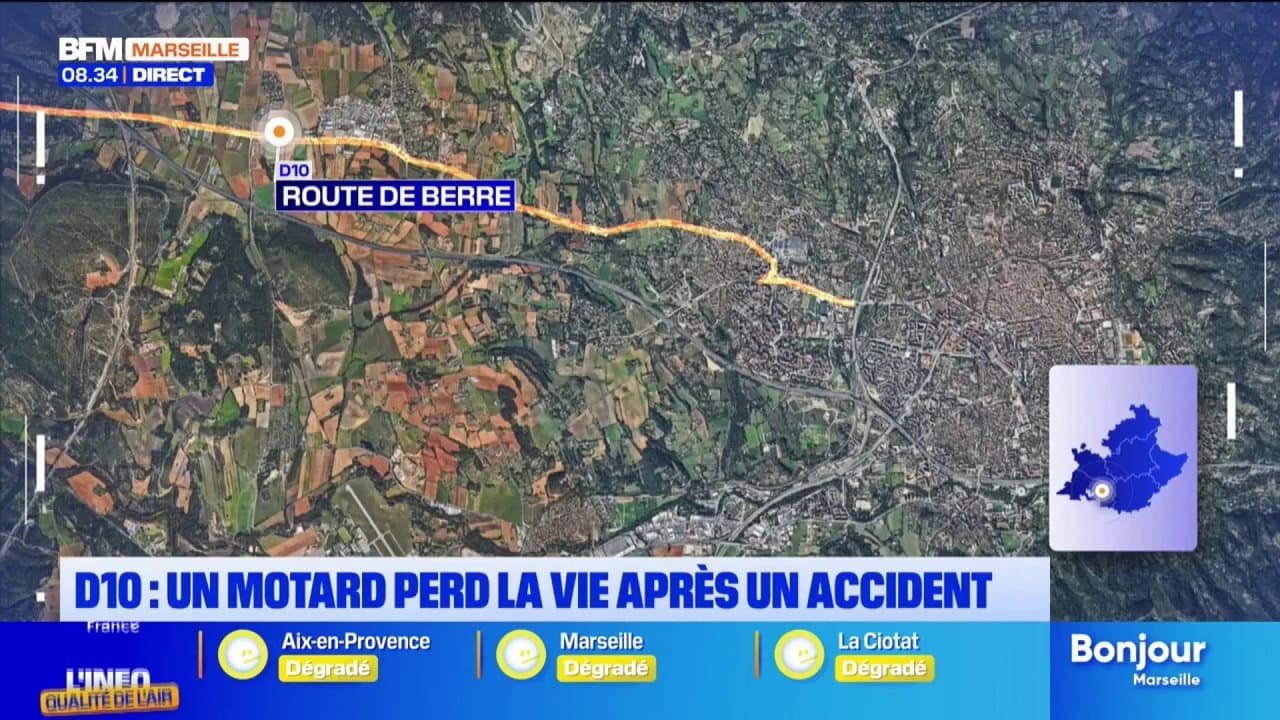 D10 : un motard perd la vie après un accident