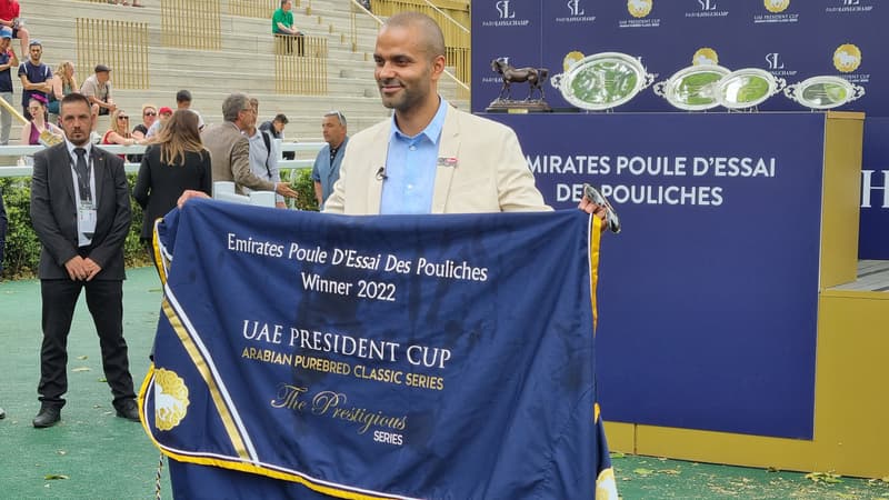 Tony Parker sacré dans la Poule d'Essai des Pouliches avec Mangoustine