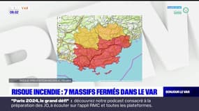 Risque incendie: sept massifs fermés dans le Var