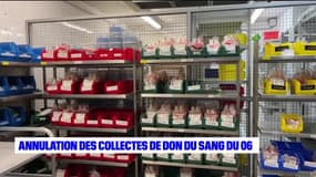Alpes-Maritimes: annulation des collectes de don du sang