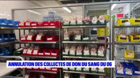 Alpes-Maritimes: annulation des collectes de don du sang