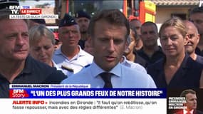 Emmanuel Macron: "Nous allons continuer de mobiliser [...] dans les travaux de surveillance"