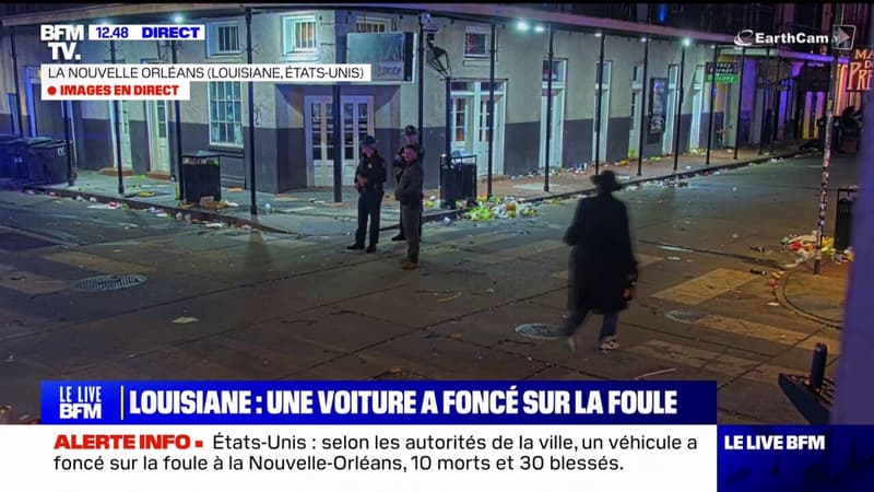 Un véhicule fonce dans la foule à la Nouvelle-Orléans faisant au moins 10 morts et 30 blessés, selon les autorités