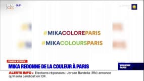 #ParisStory: le chanteur Mika redonne de la couleur à Paris avec des affiches