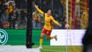 La joie de Florian Thauvin, buteur face à Lille le 20 septembre 2025