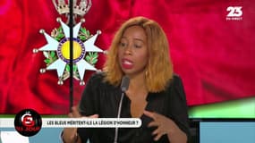 #Légiondhonneur - Le coup de gueule de @joelle_dago "J'aimerais que l'on foute la paix aux vainqueurs du #Mondial2018. [...] Ils ont le droit de se reposer." #GGRMC