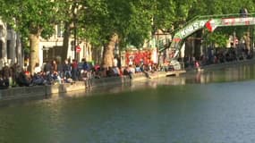 Le canal Saint-Martin lundi 11 mai. 