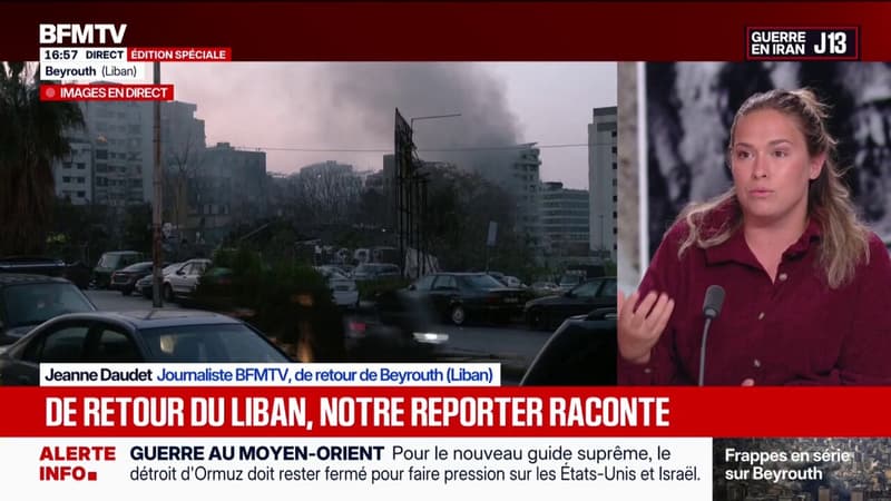 "Ils considèrent que c'est une guerre qui n'est pas la leur": de retour du Liban, notre reporter Jeanne Daudet raconte