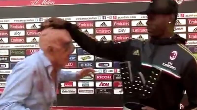 Balotelli et un zombie