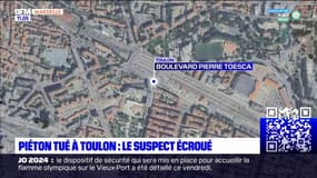 Piéton tué à Toulon: le suspect mis en examen et écroué