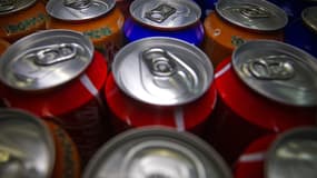 Des canettes de sodas