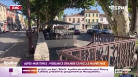 Alpes-Maritimes: les habitants et les touristes luttent contre la chaleur à Pégomas