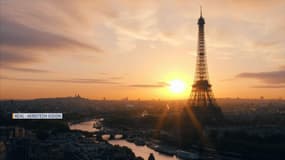 La tour Eiffel a été filmée de nuit et au lever du soleil, tout comme la tour Montparnasse, le Sacré-Cœur ou encore la Défense. 