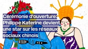 Cérémonie d'ouverture: Philippe Katerine, star des réseaux sociaux chinois après sa prestation 
