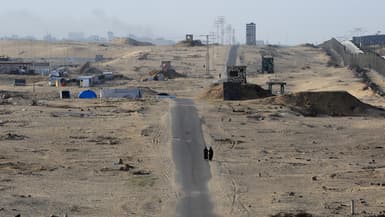 Une zone de la bande de Gaza, près de la frontière égyptienne, le 22 mai 2024. PHOTO D'ILLUSTRATION