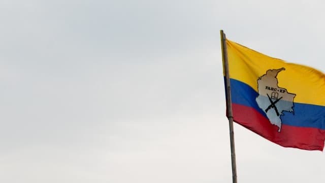 Le drapeau des Farc (photo d'illustration)