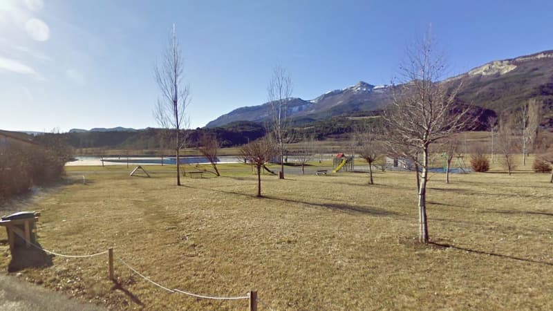 Le point d'eau de la Germanette, à Serres dans les Hautes-Alpes.
