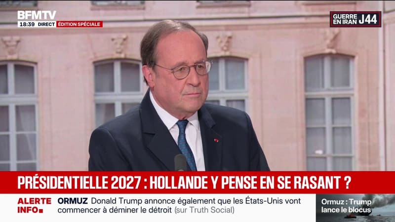 Présidentielle 2027: "Chaque responsable doit se préparer", estime François Hollande, ancien président de la République