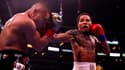 Gervonta Davis (à droite) face à Isaac Cruz