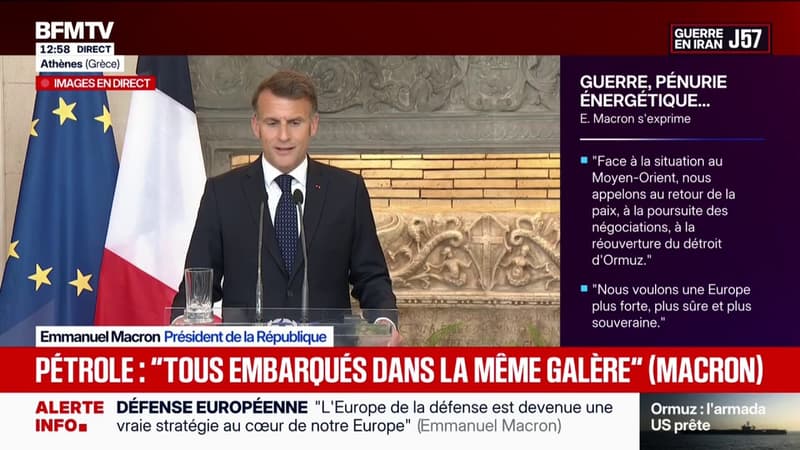Pénurie de carburants: Emmanuel Macron assure que "la situation est contrôlée à ce stade"