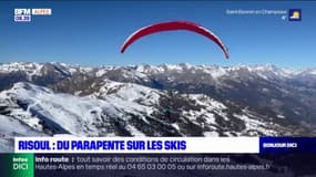 Hautes-Alpes: du parapente sur les skis dans la station de Risoul