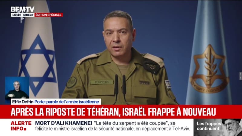 "L'objectif initial était d'éliminer 40 dirigeants militaires en une minute", affirme Effie Defrin, porte-parole de l'armée israélienne qui assure "avoir encore des objectifs"