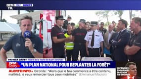 Déplacement d'Emmanuel Macron en Gironde: "Il y a une prise de conscience totale du Président" réagit le maire de la Teste-de-Buch