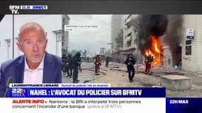 Policier mis en examen pour avoir tué Nahel: "Il comprend qu'il sert de fusible, à calmer les émeutiers", affirme son avocat, Laurent-Franck Liénard 