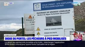 Le Portel: mobilisation des pêcheurs à pied pour réclamer une sécurisation renforcée de la digue Carnot