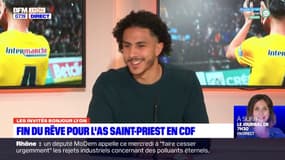  "Je savais plus où j'étais": l'émotion du buteur de Saint-Priest en Coupe de France