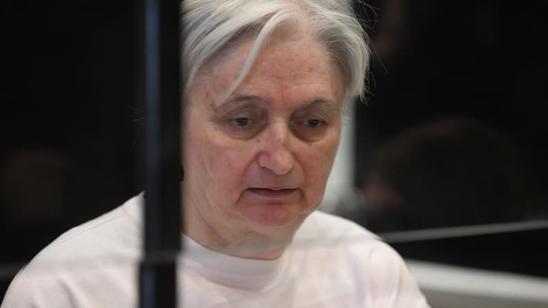 Monique Olivier le 28 novembre 2023 au premier jour de son procès. 