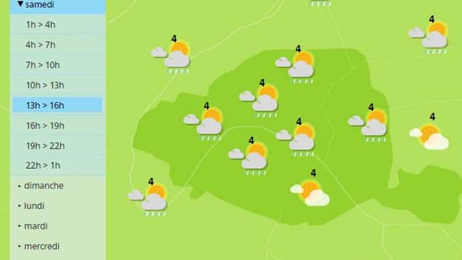 La pluie pourrait arriver dès samedi en début d'après-midi, prévoit Météo-France. La pluie pourrait arriver dès samedi en début d'après-midi, prévoit Météo-France.