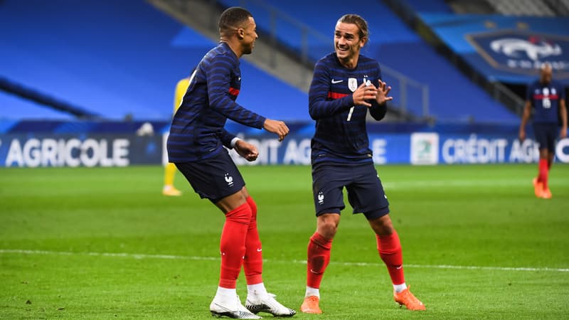 Kylian Mbappé et Antoine Griezmann