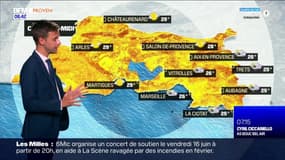 Météo Bouches-du-Rhône: un temps nuageux et des risques d'orages en fin de journée, 26°C à Marseille