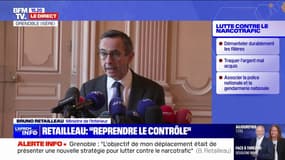 Narcotrafic: Bruno Retailleau souhaite "démanteler l'écosystème de la drogue et traquer l'argent mal acquis"
