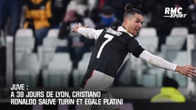 Juve: A 38 jours de Lyon, Ronaldo égale Platini et Trezeguet grâce à un doublé