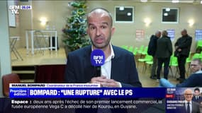 Discussion entre Emmanuel Macron et le PS: Manuel Bompard évoque une "rupture" avec le NFP