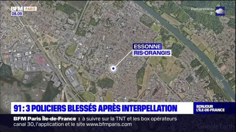 Essonne: trois policiers blessés lors d'une interpellation à Ris-Orangis