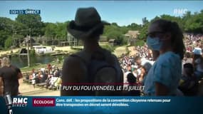 Le Puy du Fou: polémique ce week-end, 12.000 personnes ont pu assister à un spectacle vendredi