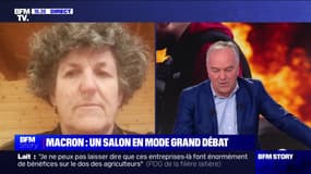 Grand débat avec les acteurs du monde agricole: "On tiendra notre rôle sans avoir des attentes extraordinaires par rapport à cet exercice", indique Véronique Marchesseau (Confédération paysanne)