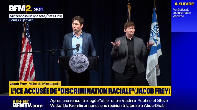 Le maire de Minneapolis, Jacob Frey, accuse l'ICE de "discrimination raciale"