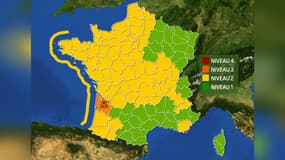 La Gironde est placée en vigilance orange par Météo-France, le 26 novembre 2019.